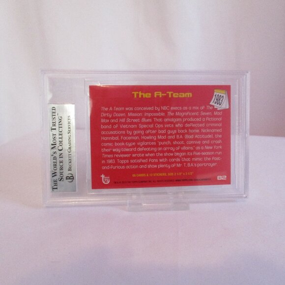 2013 TOPPS 75TH ANNIVERSARY RAINBOW FOIL #52 THE A TEAM NM-MT+ 8.5 - Picture 2 of 4